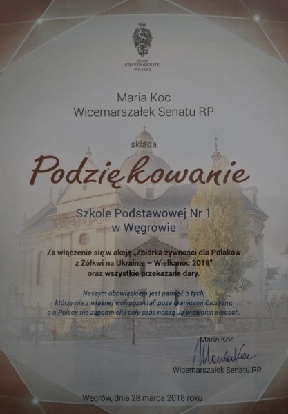 podziękowanie-Maria Koc